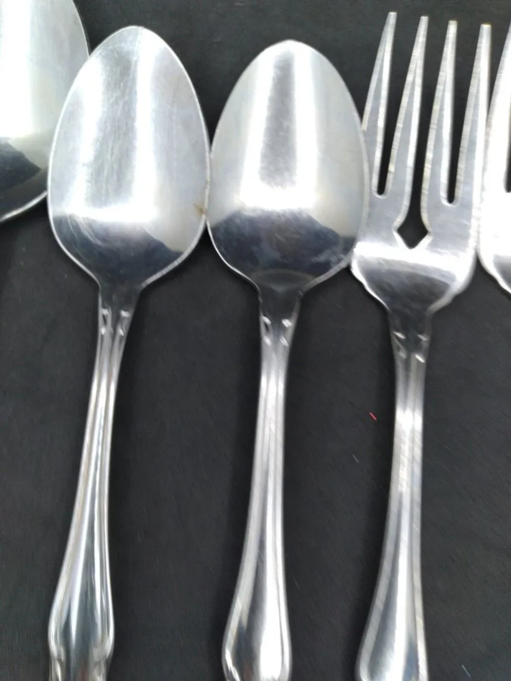 Set 11 Rogers 1881 Oneida Arbor Rose pattern small Forks and spoons teaspoons
